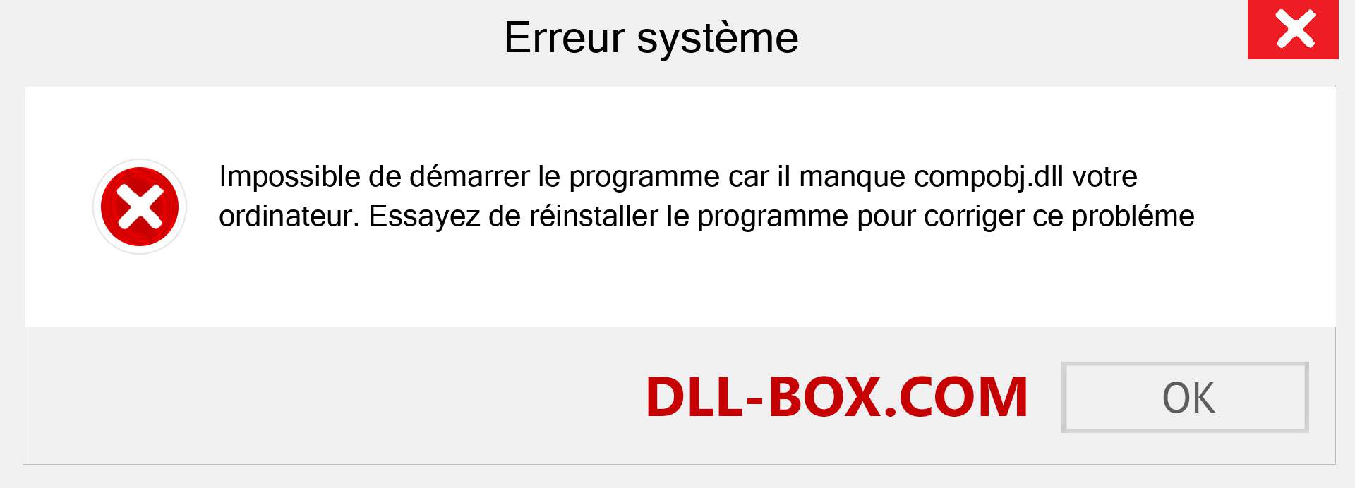 Le fichier compobj.dll est manquant ?. Télécharger pour Windows 7, 8, 10 - Correction de l'erreur manquante compobj dll sur Windows, photos, images